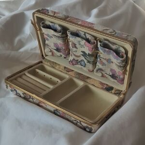 Floral Jewelry Box with Compartments
